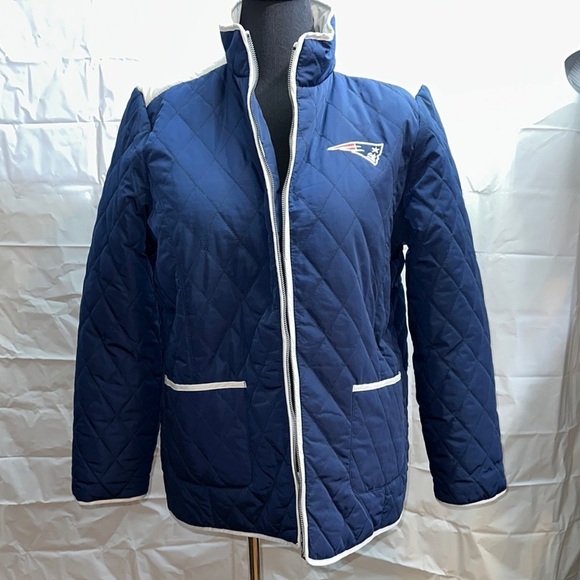 NFL Jackets & Blazers - NFL Team Apparel New England Patriots Women's Navy Jacket size XL extra large